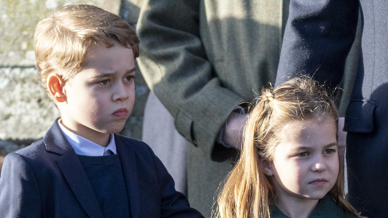 Prince George and Princess Charlotte 