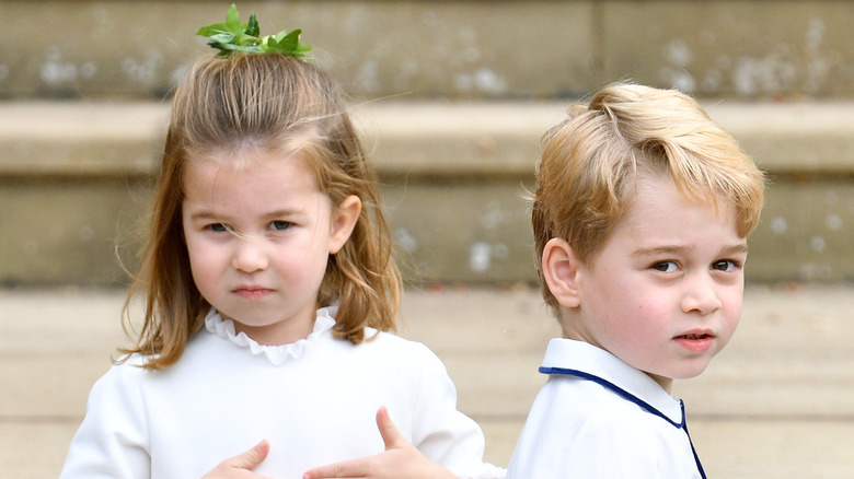 Princess Charlotte and Prince George