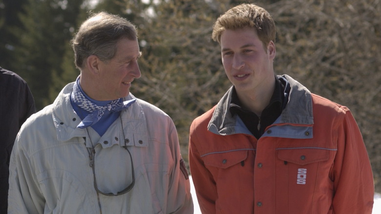 Prince Charles and Prince William, 2002