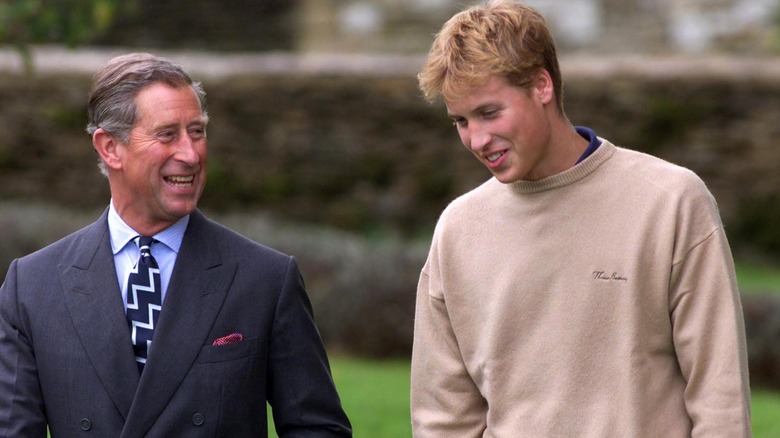 Prince Charles and Prince William, 2000