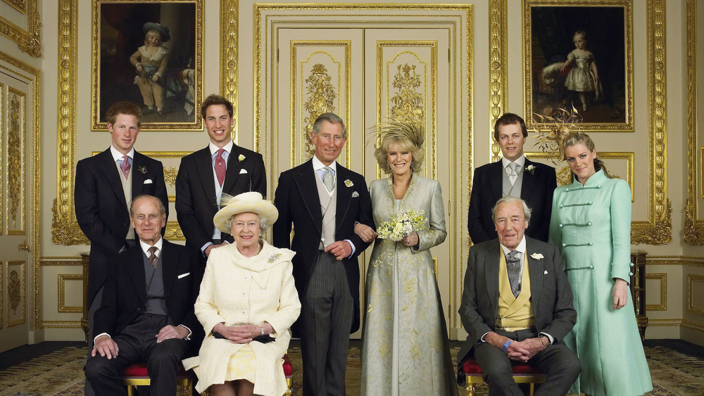 The royal family on Prince Charles and Camilla Parker Bowles' wedding day
