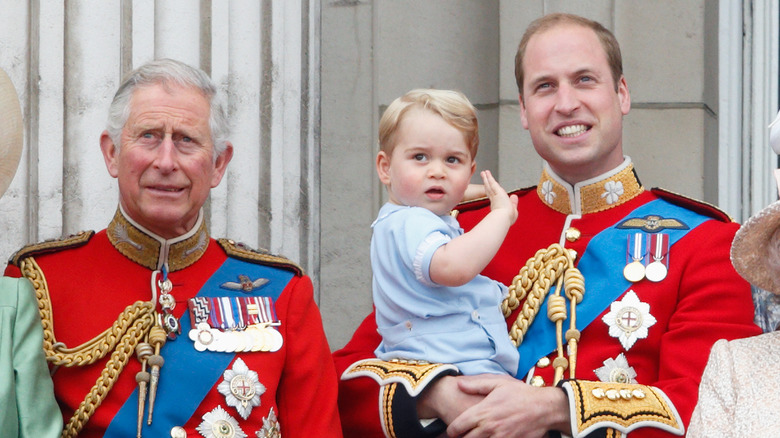 Prince Charles, Prince George and Prince William