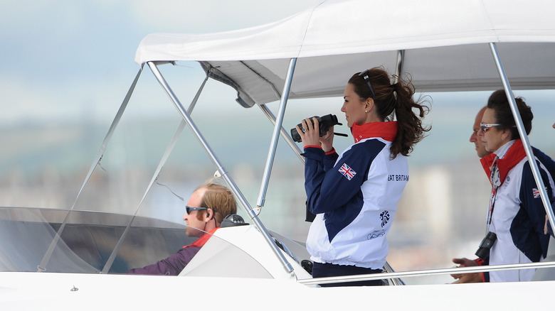 Kate Middleton and Princess Anne at the Olympics