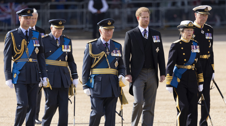 The royal family at an event 