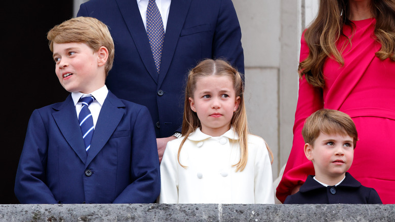 Princess Charlotte with her brothers 