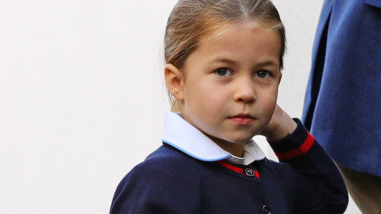 Princess Charlotte in her school uniform