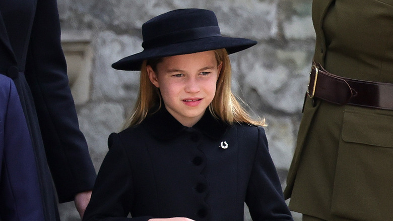 Princess Charlotte at Queen's funeral 