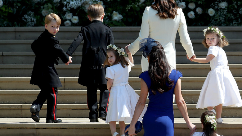 Princess Charlotte at Meghan Markle's wedding