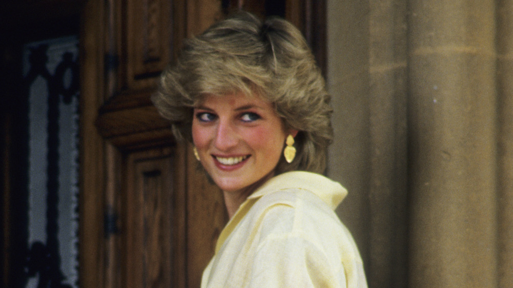 Princess Diana on holiday in 1987