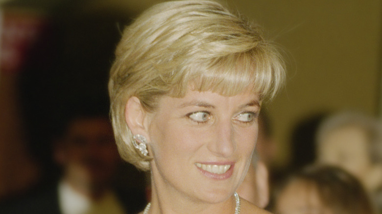 Princess Diana attending an event