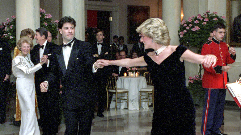 Princess Diana dancing with John Travolta