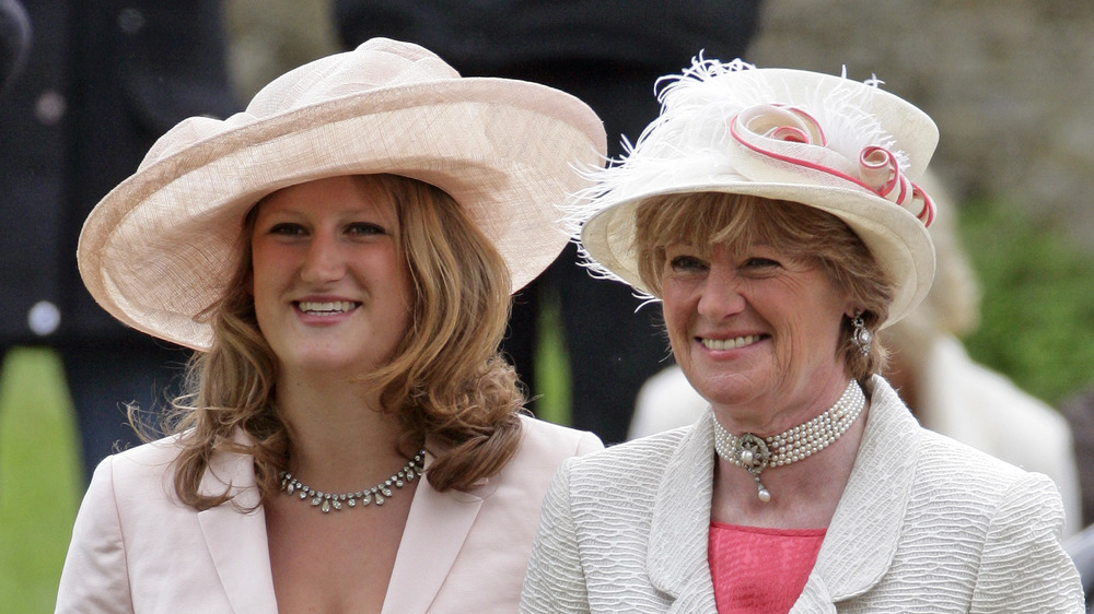 Sarah Spencer and her daughter at a wedding