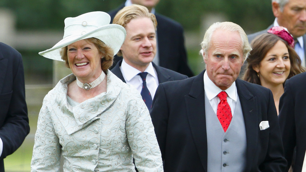 Sarah Spencer and her husband at a royal event