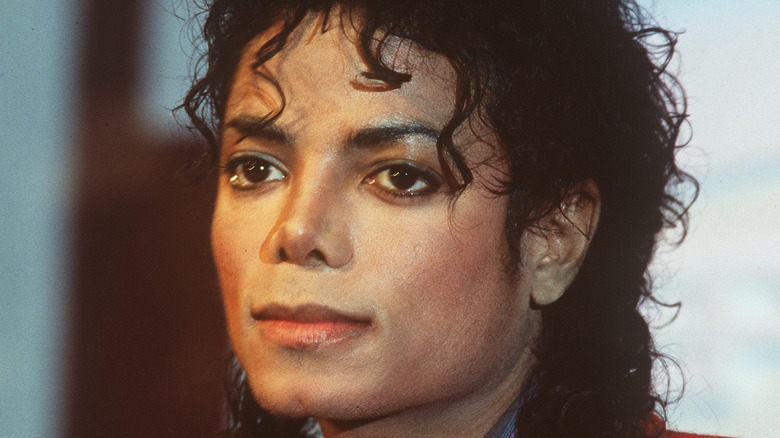 Michael Jackson smiling