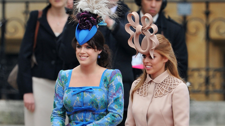 Princesses Eugenie, Beatrice at royal wedding 