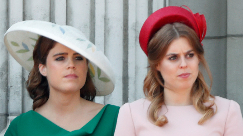 Princesses Eugenie, Beatrice in hats