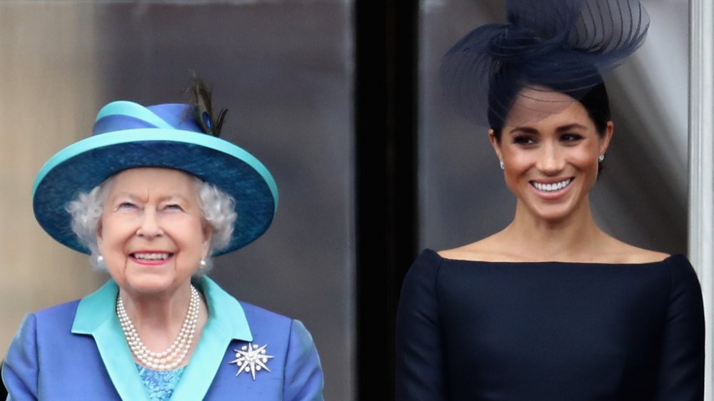 Queen Elizabeth and Meghan Markle 