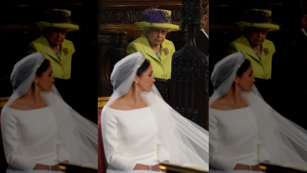 Queen Elizabeth and Meghan Markle