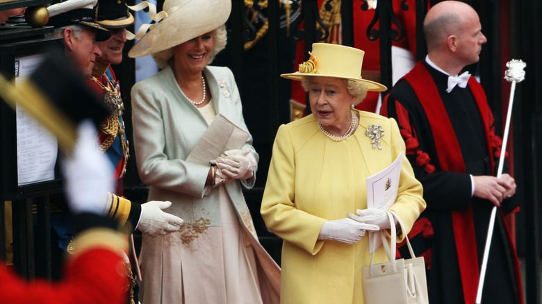 Camilla Parker Bowles and Queen Elizabeth 