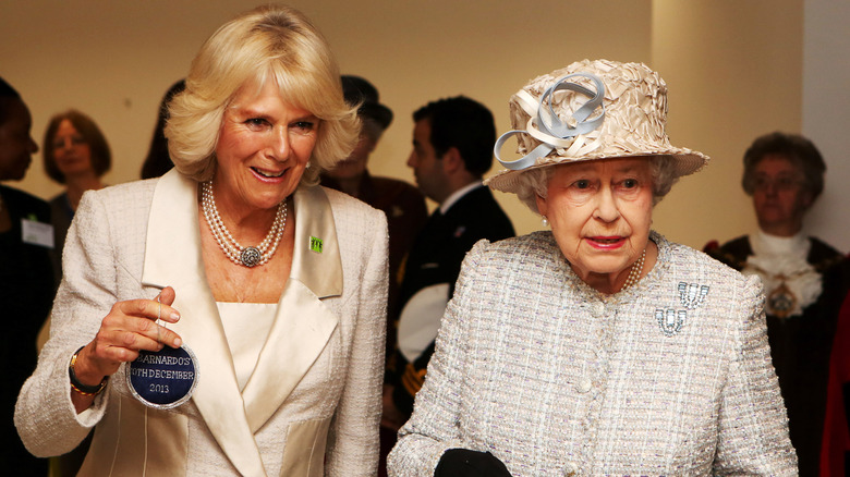 Camilla Parker Bowles and Queen Elizabeth