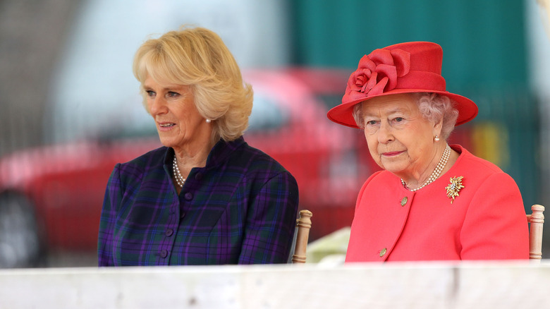 Camilla Parker Bowles and Queen Elizabeth 