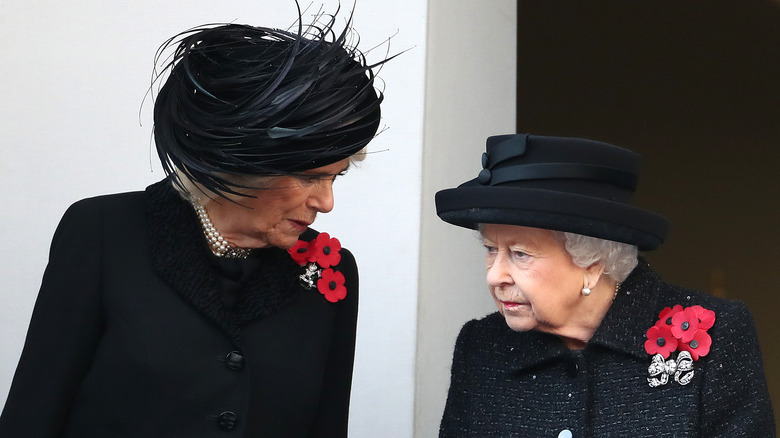 Camilla Parker Bowles and Queen Elizabeth