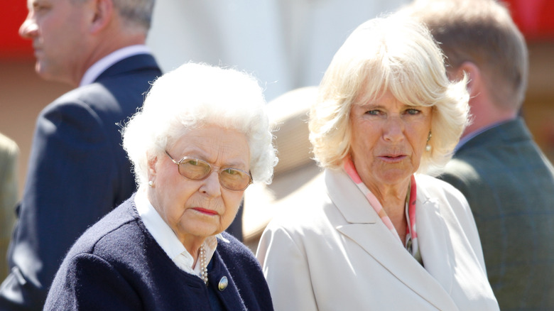 Camilla Parker Bowles and Queen Elizabeth 