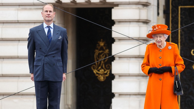 Prince Edward and Queen Elizabeth