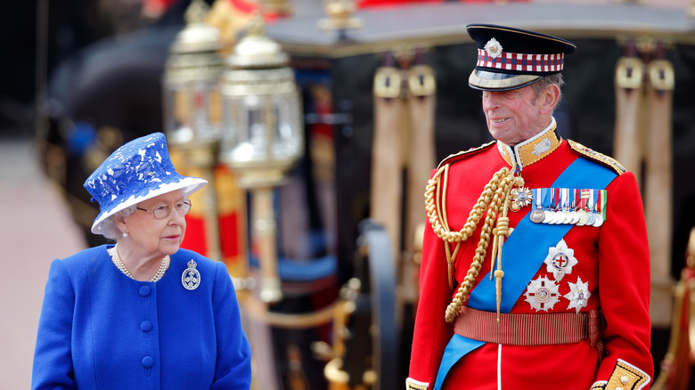 Prince Edward and Queen Elizabeth