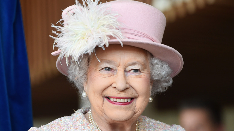 Queen Elizabeth attending an event