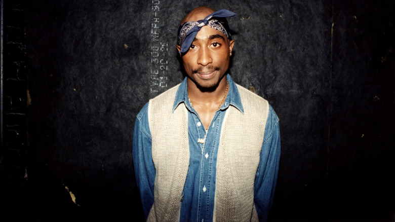 Tupac Shakur smiling 