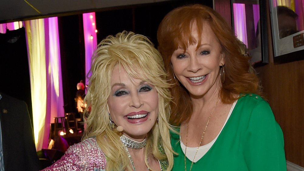 Reba and Dolly backstage