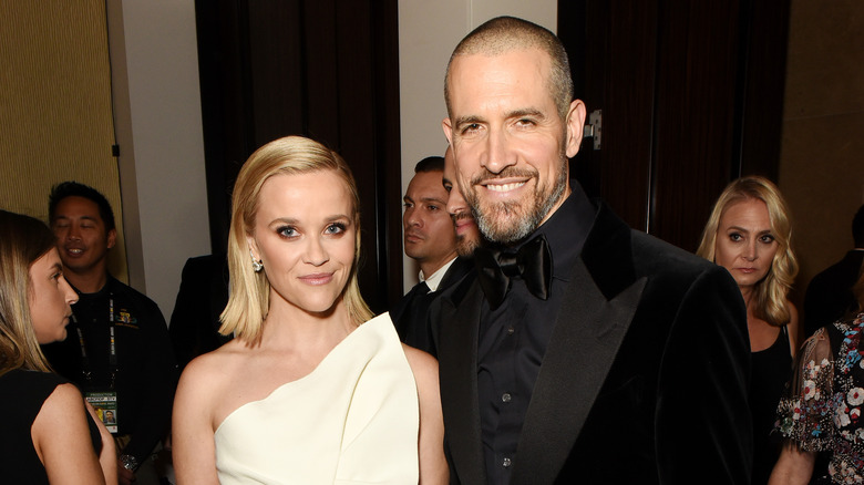 Reese Witherspoon and Jim Toth smiling