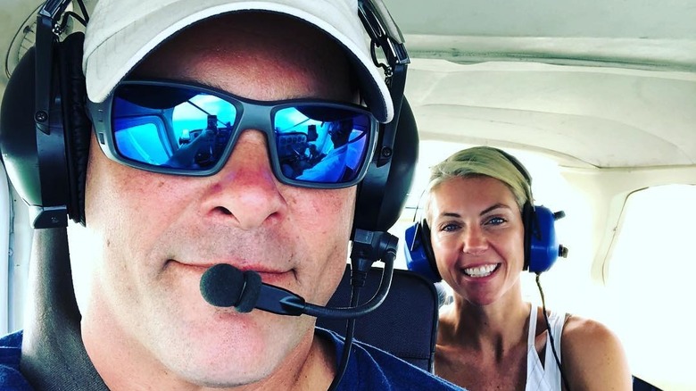 Bryan and Sarah Baeumler flying