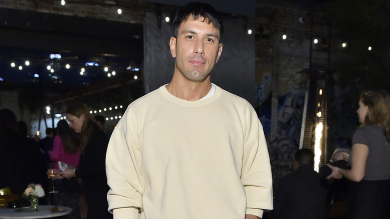 Jwan Yosef posing for photographs 