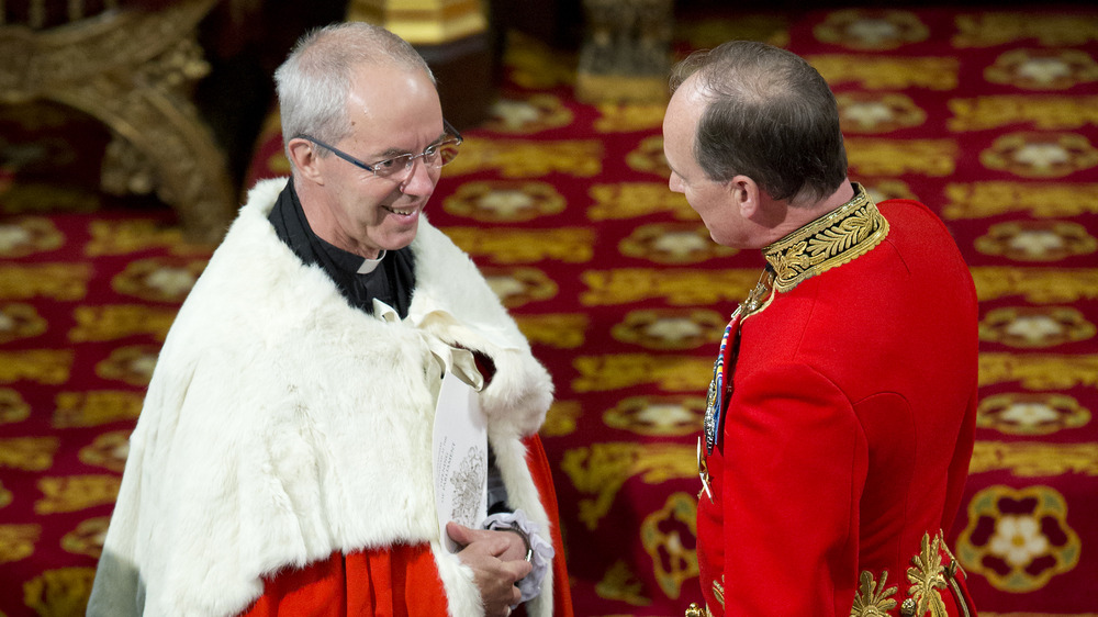 The Archbishop of Canterbury baptizes all the royal children