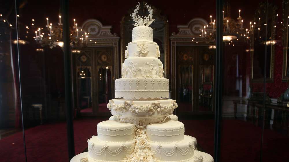 Kate and William's wedding cake was served at the baptisms of all three of their children