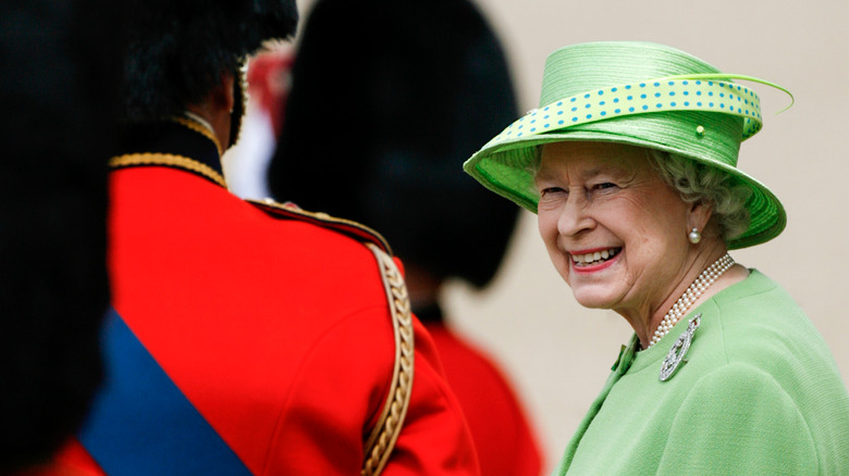 Queen Elizabeth with Royal Guard