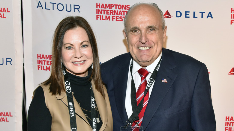 Rudy Giuliani and Judith Nathan