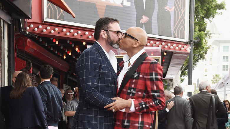 Georges LeBar, RuPaul kissing