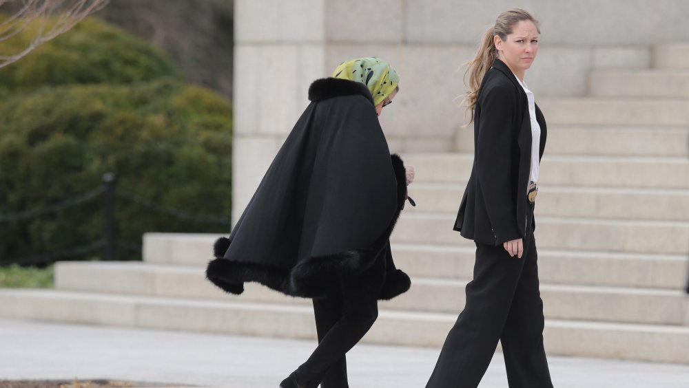 Ginsburg at Scalia's funeral