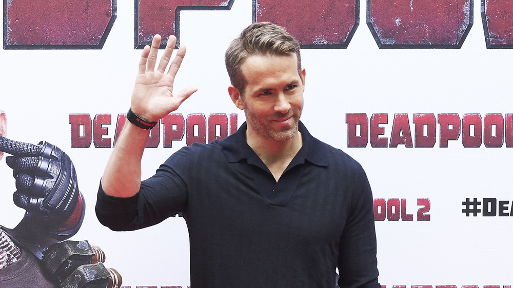 Ryan Reynolds at the premier of Deadpool 2