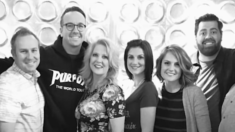 Sam Schultz with members of the LuLaRoe Family