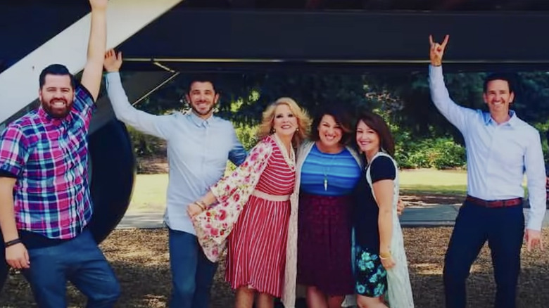 Sam Schultz with members of the LuLaRoe Family