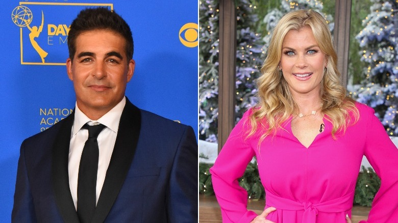 Galen Gering and Alison Sweeney at separate events. 