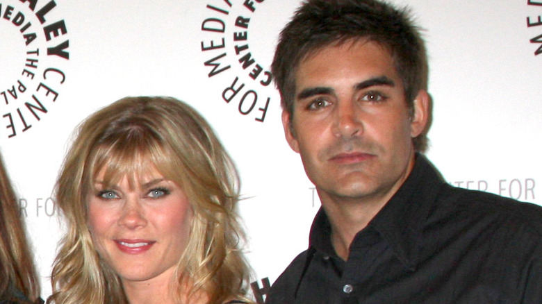 Galen Gering and Alison Sweeney at an event. 