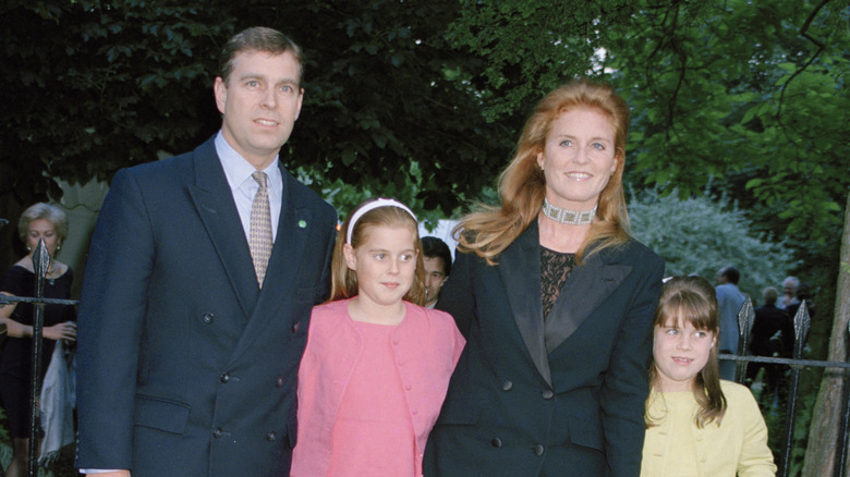 Sarah Ferguson with her family 