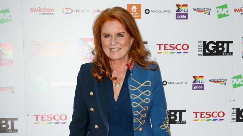 Sarah Ferguson smiling 