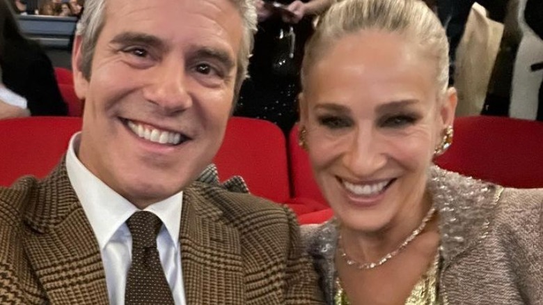 Andy Cohen and SJP on Instagram