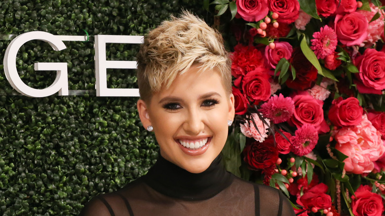 Savannah Chrisley posing on red carpet